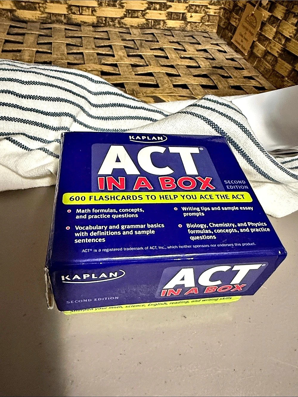 Kaplan ACT in a Box, Second Edition ACT Study Guide Box Set